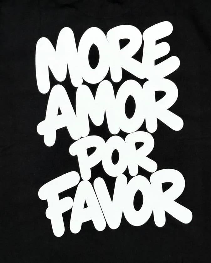 T-shirt custom print More Amor Por Favor 2