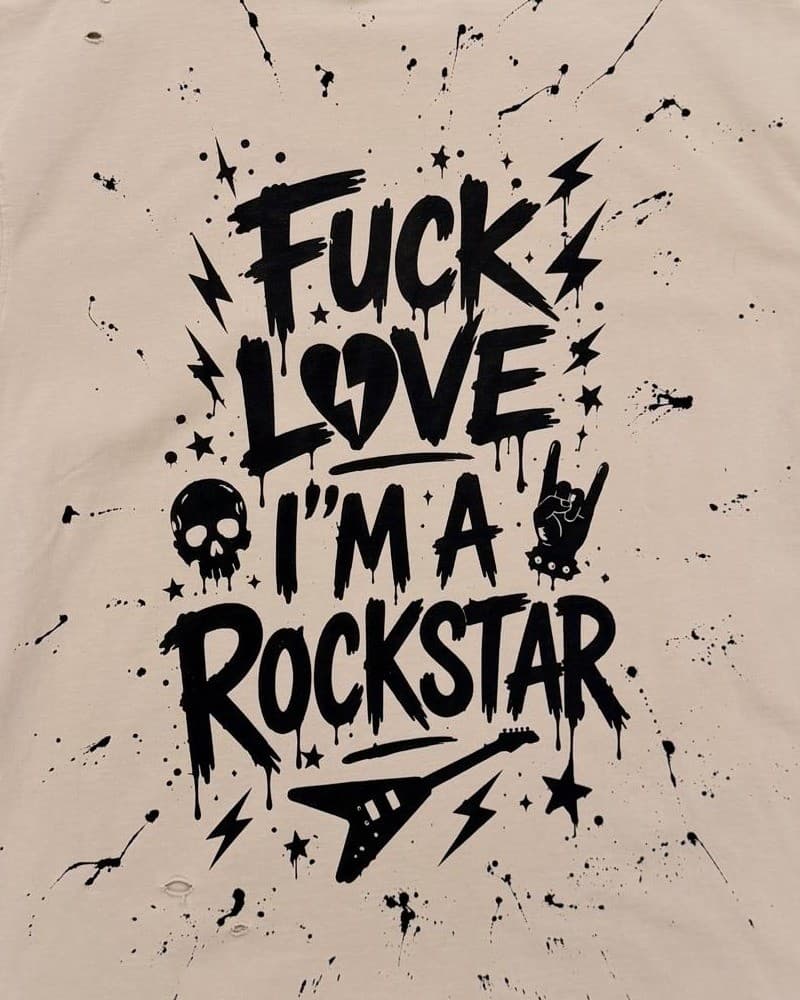 T-shirt custom Rockstar 2