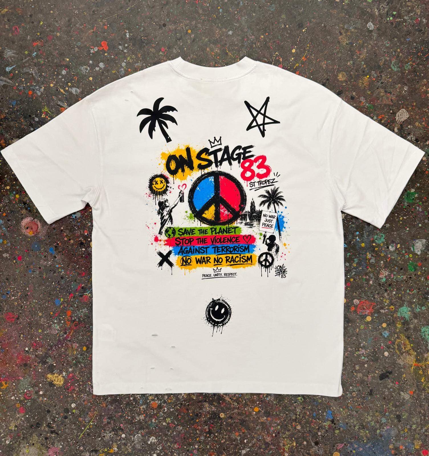 T-shirt custom print Peace 1