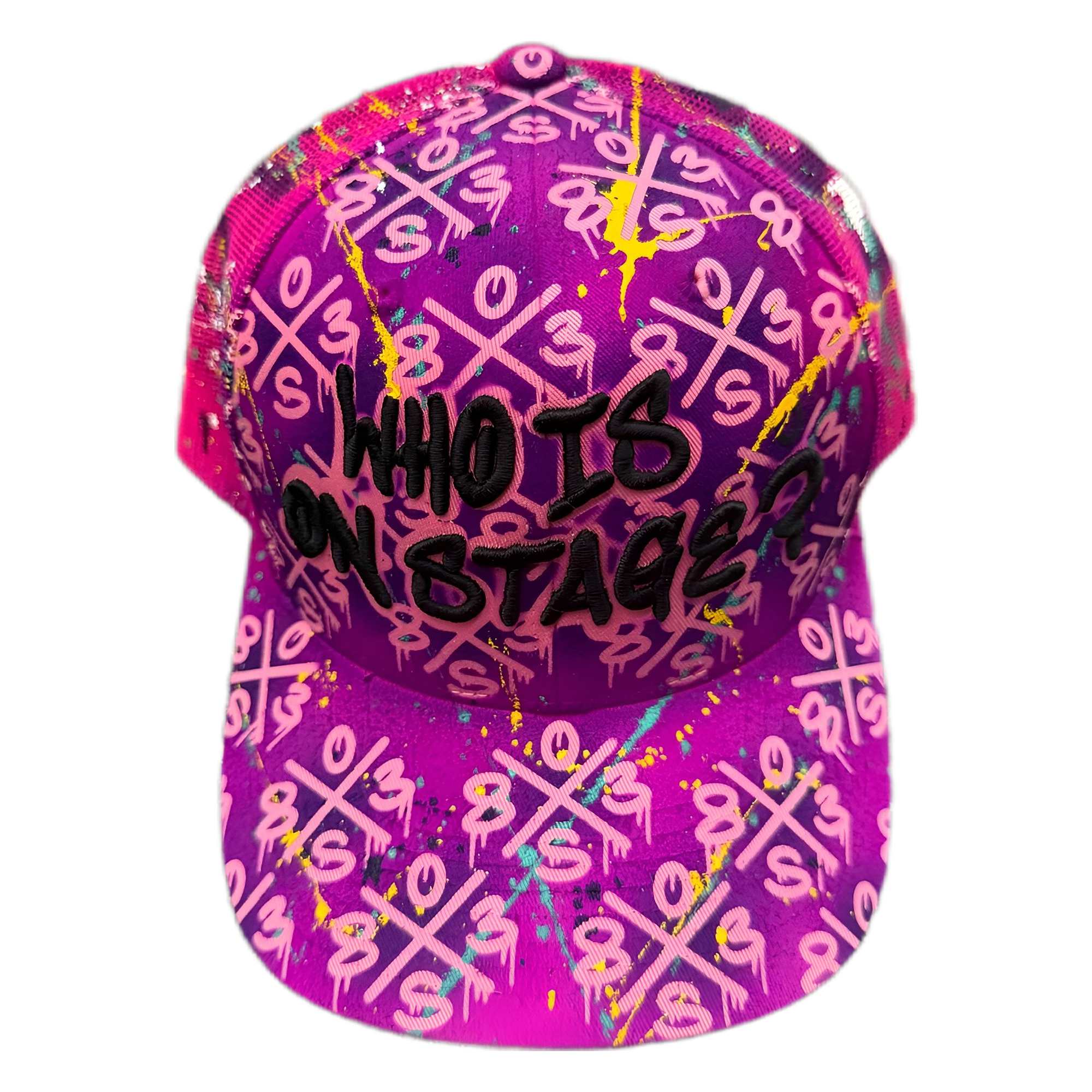 Casquette custom Who is On Stage ? 1